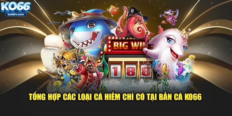 Tổng hợp các loại sinh vật tại bắn cá KO66 